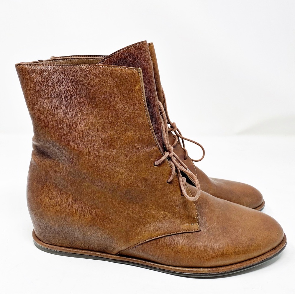 Stuart Weitzman Lace Up Booties - Picture 2 of 6